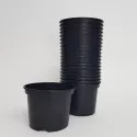 Pots en plastique recyclé rond 10,5 cm - 20 pièces