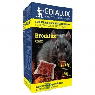 Sachet de graines anti-mulots, anti-souris et anti-rats 6 pièces RODI CLAC