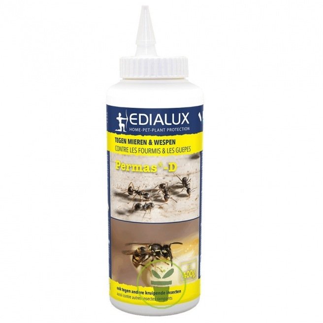 Permas D – Contre insectes rampants et guêpes 400 grammes Permas D – Contre insectes rampants et guêpes 400 grammes