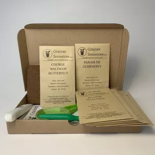 Graines de légumes anciens ou oubliés - Kit de 8 variétés prêt à semer 