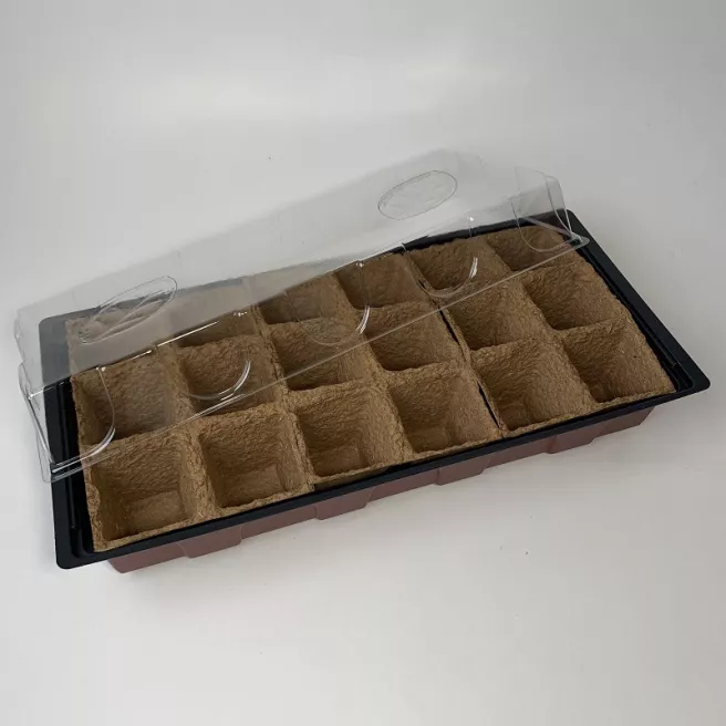 Mini serre + 18 pots biodégradables