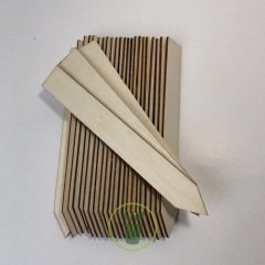 étiquettes à planter en bois 15 cm