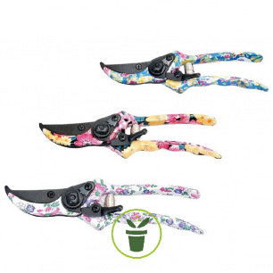 Sécateur Verdemax avec décoration florale