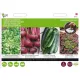 Légumes pour potager toutes saisons  - 4 tapis de graines présemés