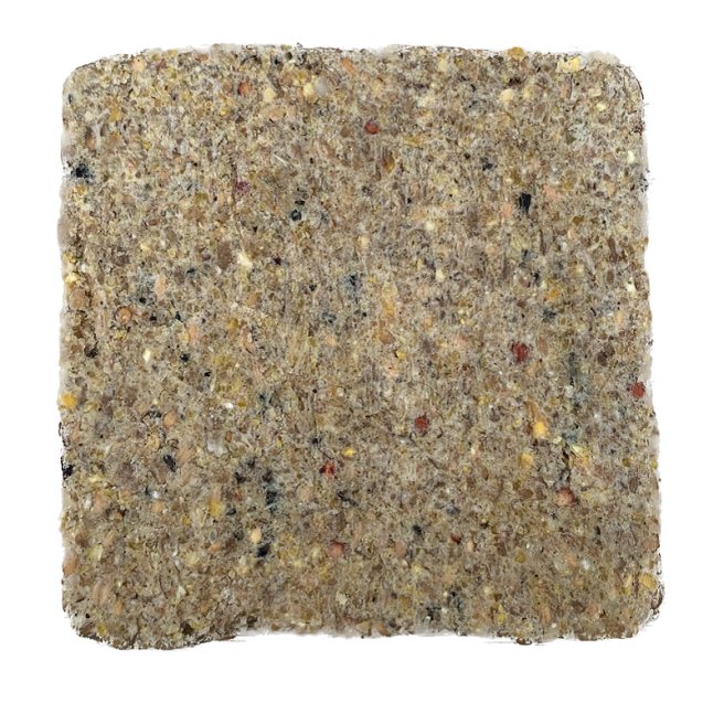 Bloc de graisse pour oiseaux avec insectes