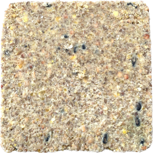 Bloc de graisse pour oiseaux avec mélange de graines