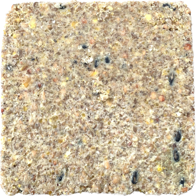 Bloc de graisse pour oiseaux avec mélange de graines