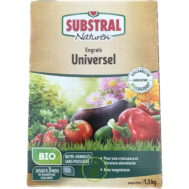 Engrais BIO universel pour jardin 1,5 kg