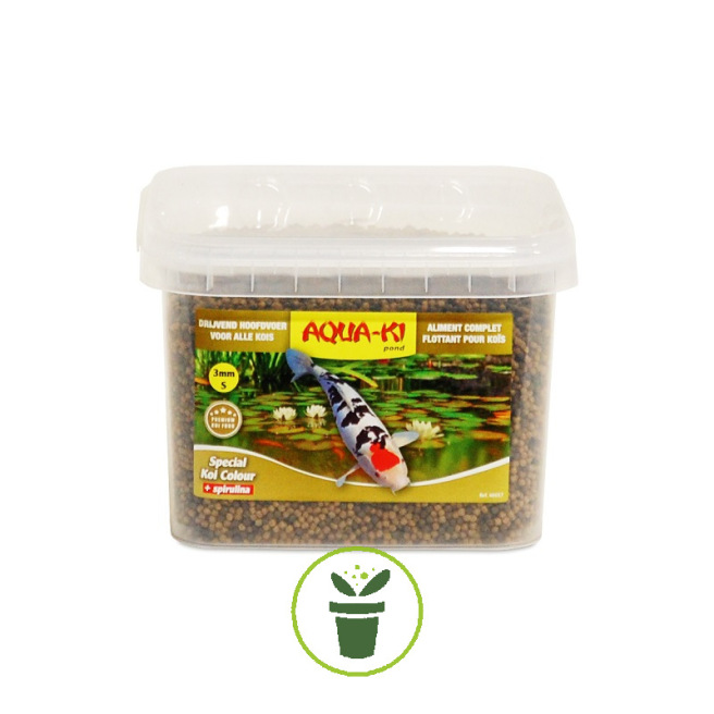 Aqua-Ki Koï couleur - Nourriture pour koïs et poisons colorés 3 mm