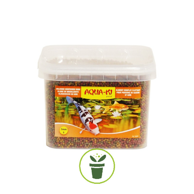Aqua-Ki Orange Quatro – Nourriture pour koïs et poissons colorés