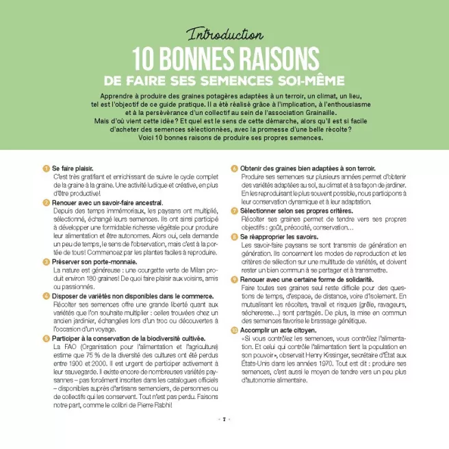 Faire ses graines c’est facile !