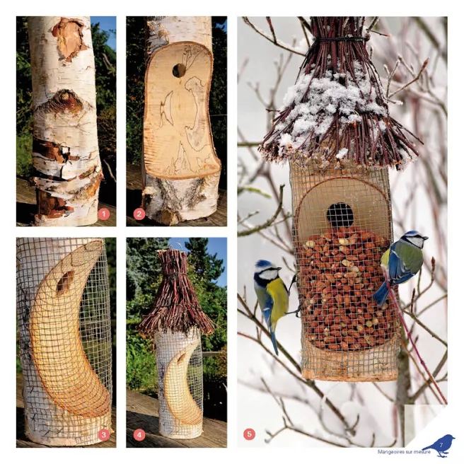 Je nourris les oiseaux en hiver