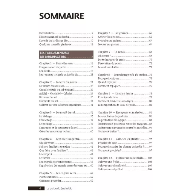Le guide du jardin bio