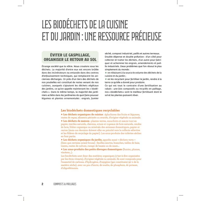 Le Guide Terre vivante - Composts & paillages