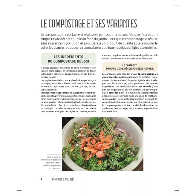 Le Guide Terre vivante - Composts & paillages