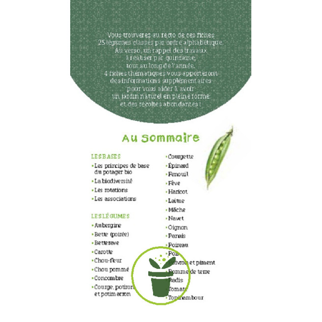 Les antisèches de Terre vivante : Légumes