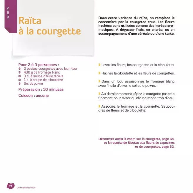 Je cuisine les fleurs