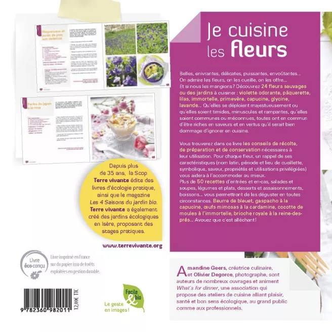 Je cuisine les fleurs