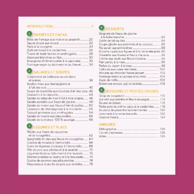 Je cuisine les fleurs