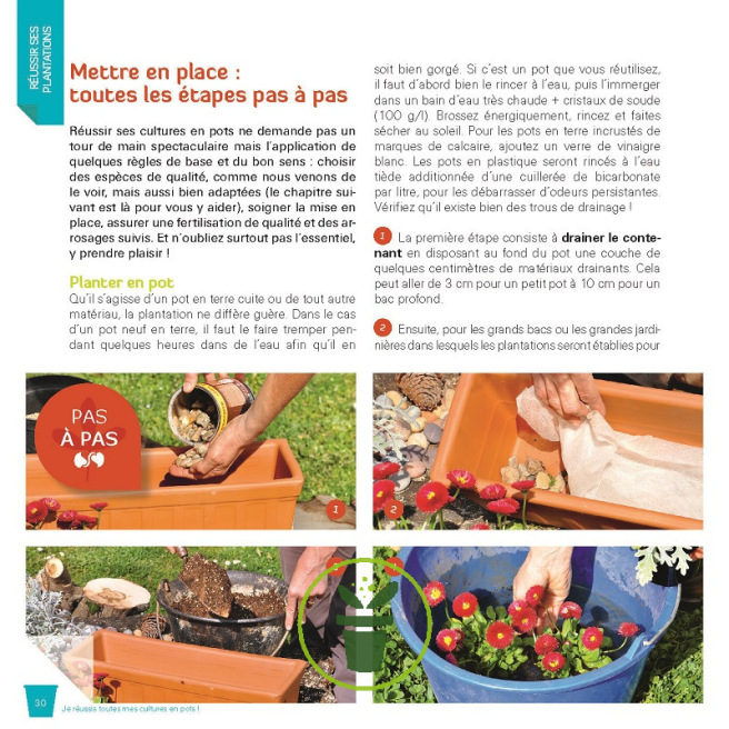 Je réussis toutes mes cultures en pots !