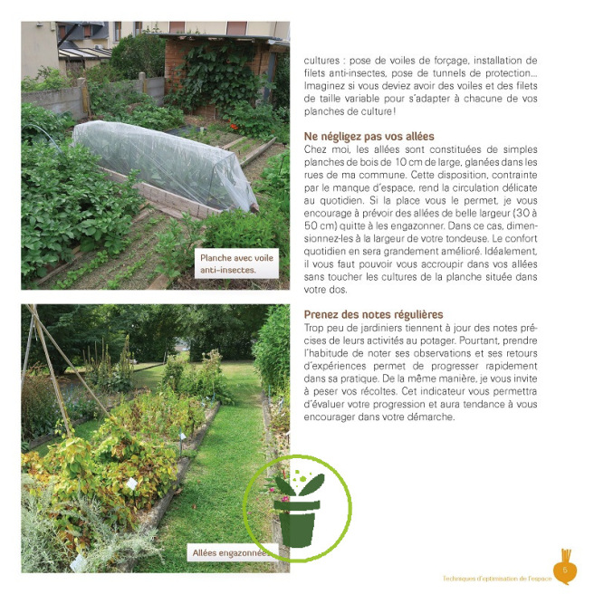 J'optimise l'espace au potager