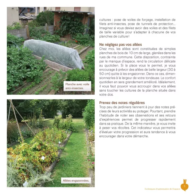 J'optimise l'espace au potager