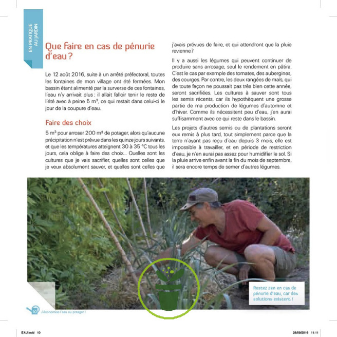 J'économise l'eau au potager – Pour arroser efficacement J'économise l'eau au potager – Pour arroser efficacement