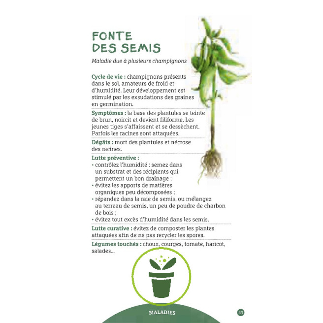 Les antisèches de Terre vivante : Ravageurs & maladies