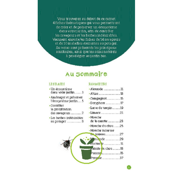 Les antisèches de Terre vivante : Ravageurs & maladies