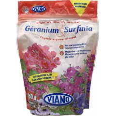 Engrais pour Géraniums, surfinias et plantes fleuries 750 grammes