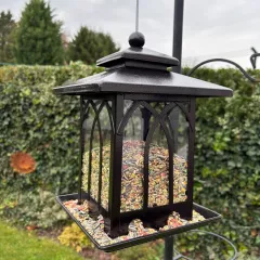 Mangeoire à graines "Lanterne" en métal