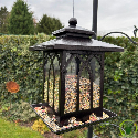 Mangeoire à graines "Lanterne" en métal