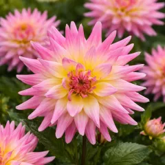 Dahlia cactus Mélody Gipsy – 1 tubercule