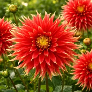 Dahlia cactus Show’n Tell – 1 tubercule