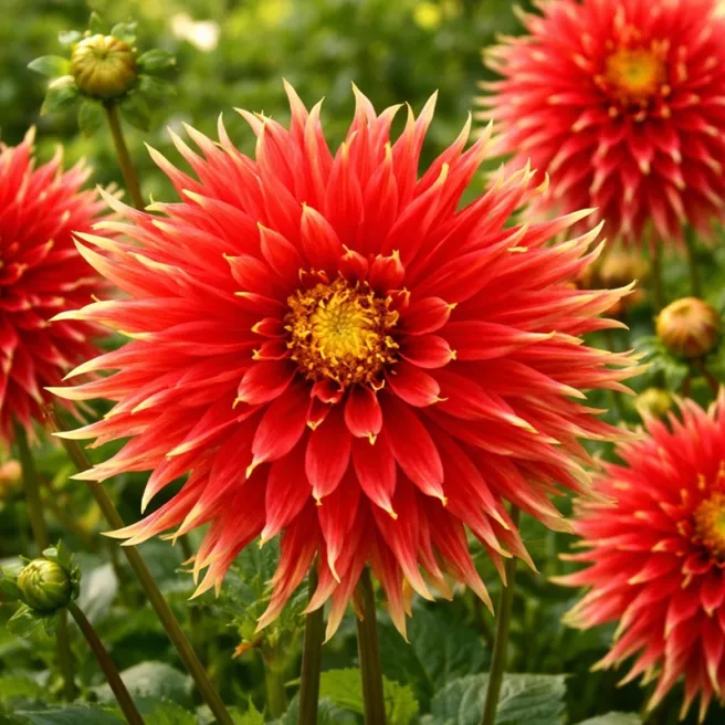 Dahlia cactus Show’n Tell – 1 tubercule