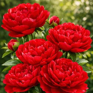 Pivoine rouge (Paeonia lactiflora) – 1 rhizome