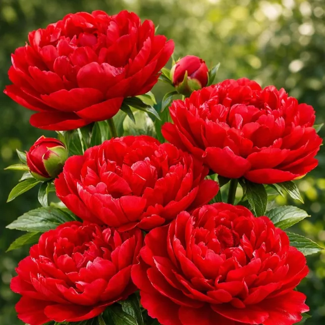 Pivoine rouge (Paeonia lactiflora) – 1 rhizome