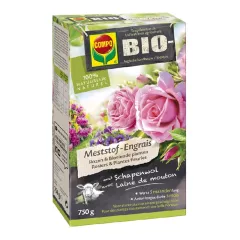 Engrais bio pour rosiers et plantes fleuries favorisant une floraison abondante et durable au jardin et en pot