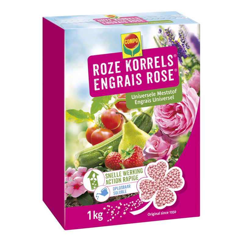 Engrais Rosier COMPO 0,85kg – Fleurs éclatantes | COMPO