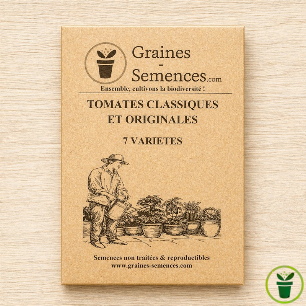Tomates classiques et originales - Pack de 5 sachets de graines