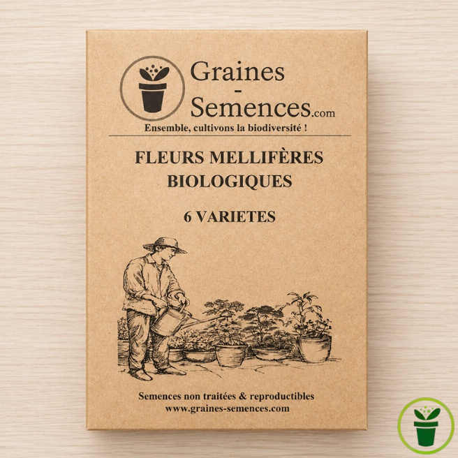 Fleurs Mellifères BIO– pack de 6 variétés