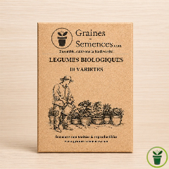 Graines de légumes BIO– pack de 10 variétés