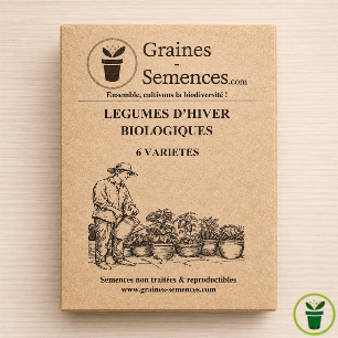 Graines de légumes d’hiver BIO  – pack de 6 variétés