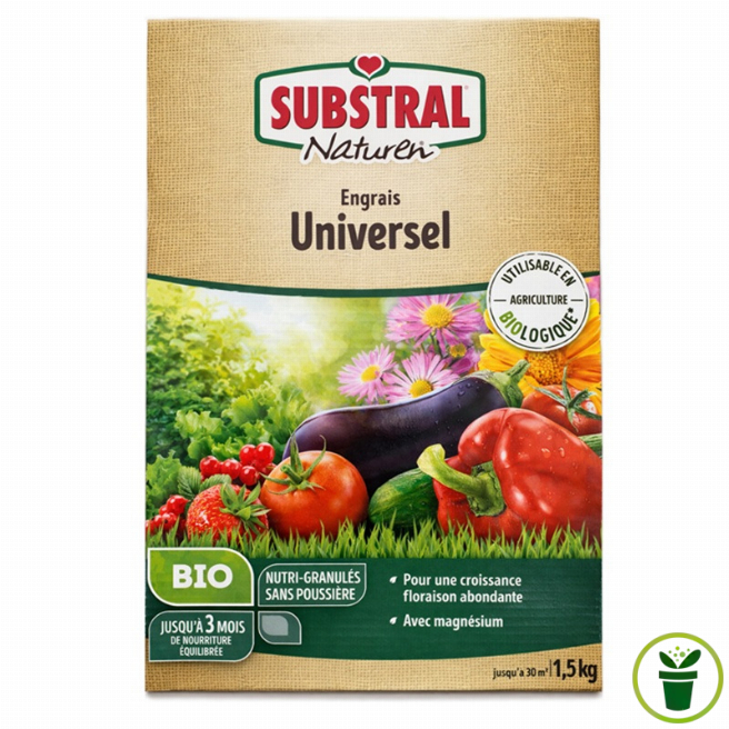 Engrais BIO universel pour jardin 1,5 kg