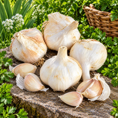 Ail à planter blanc Messidrome +/- 250 grammes