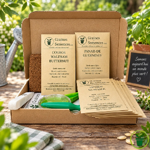 Graines de légumes anciens ou oubliés - Kit de 8 variétés prêt à semer 