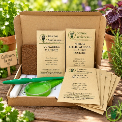 Plantes aromatiques et condimentaires – Kit de 8 variétés prêt à semer