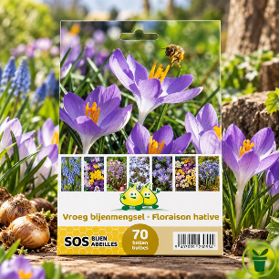 Mélange de bulbes SOS Abeilles à floraison hâtive – 70 bulbes