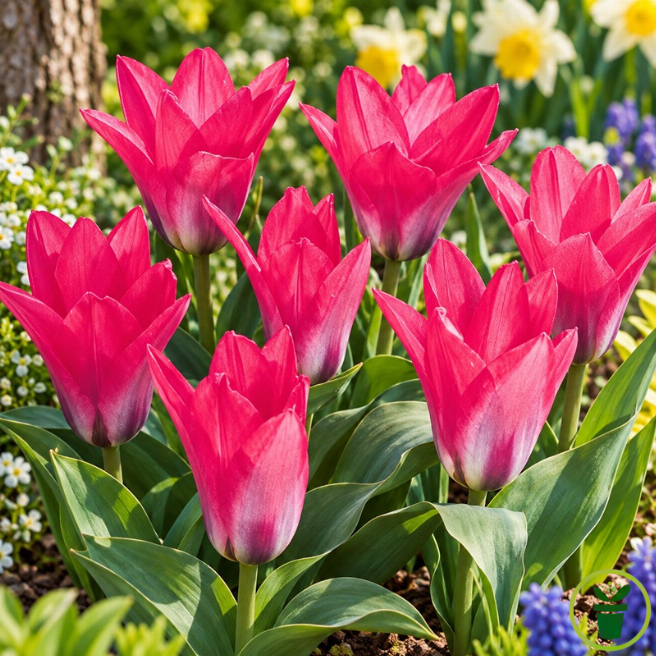 Tulipe Pink Dwarf – Sachet de 7 bulbes