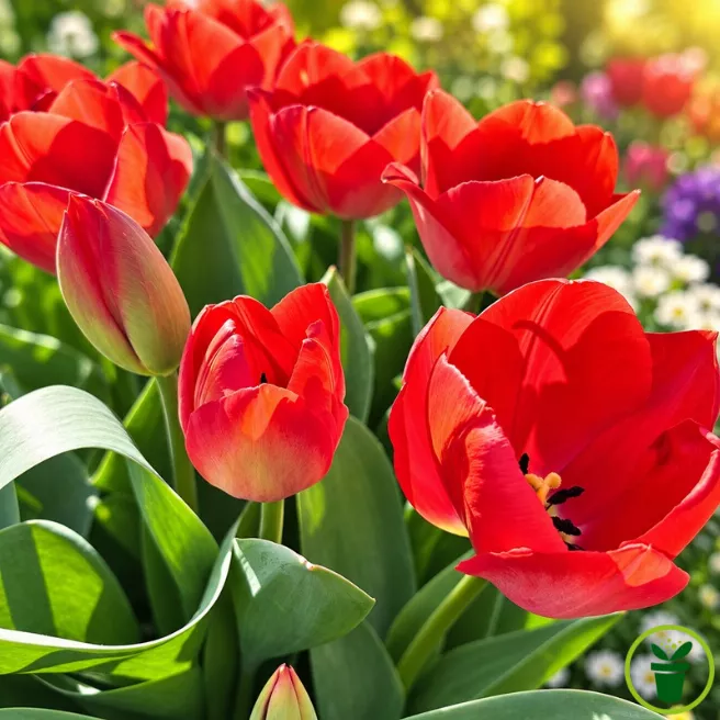 Tulipe Darwin Orange van Eyck – 7 bulbes